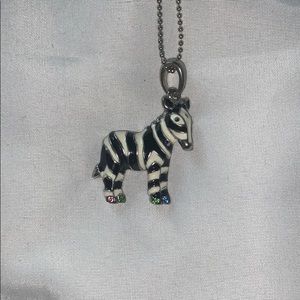 Zebra Necklace